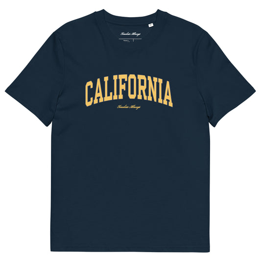 California t-shirt - Navy/Gold
