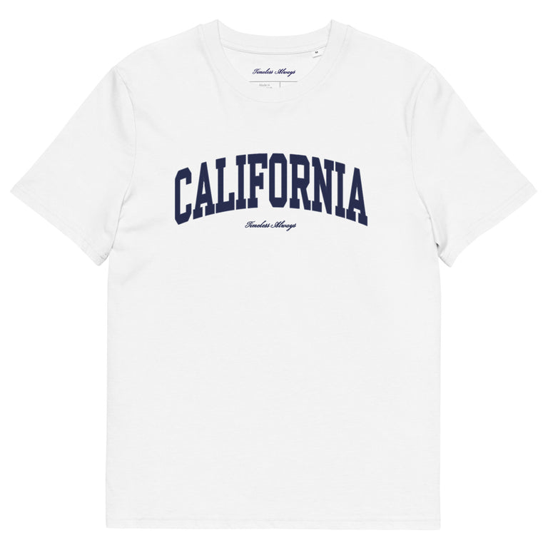 California t-shirt - Navy/White