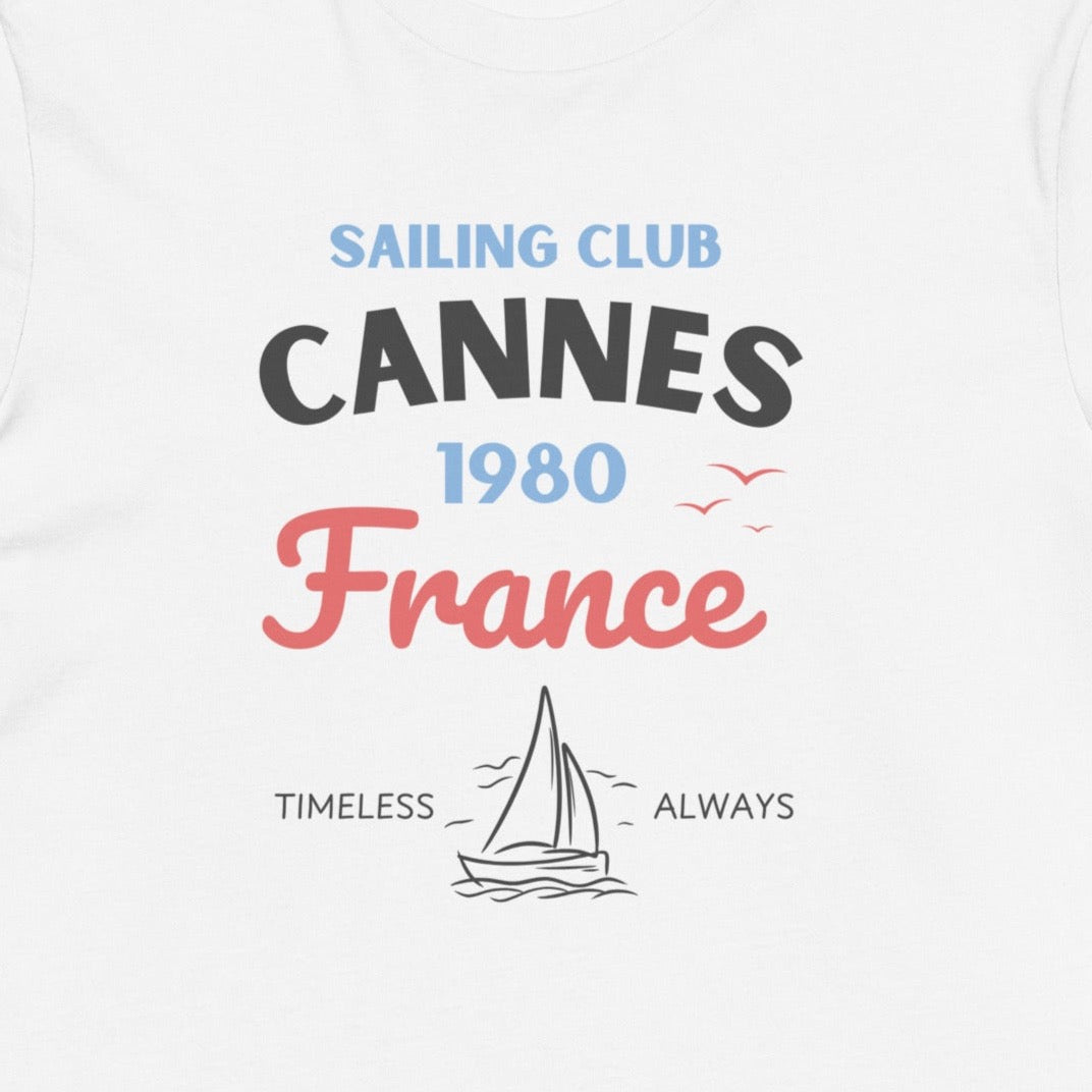 Cannes 1980 Sailing Club White T-Shirt