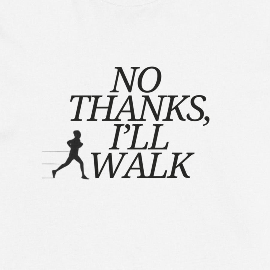 I'll Walk T-Shirt White/Black