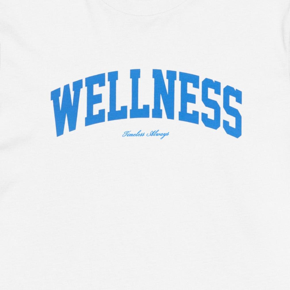 Wellness T-Shirt - White/Blue