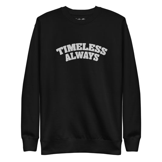 Timeless Always Sweatshirt Black/White