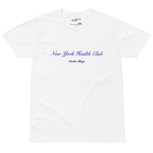 Health Club t-shirt - White/Navy