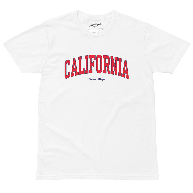 California t-shirt - Red/White