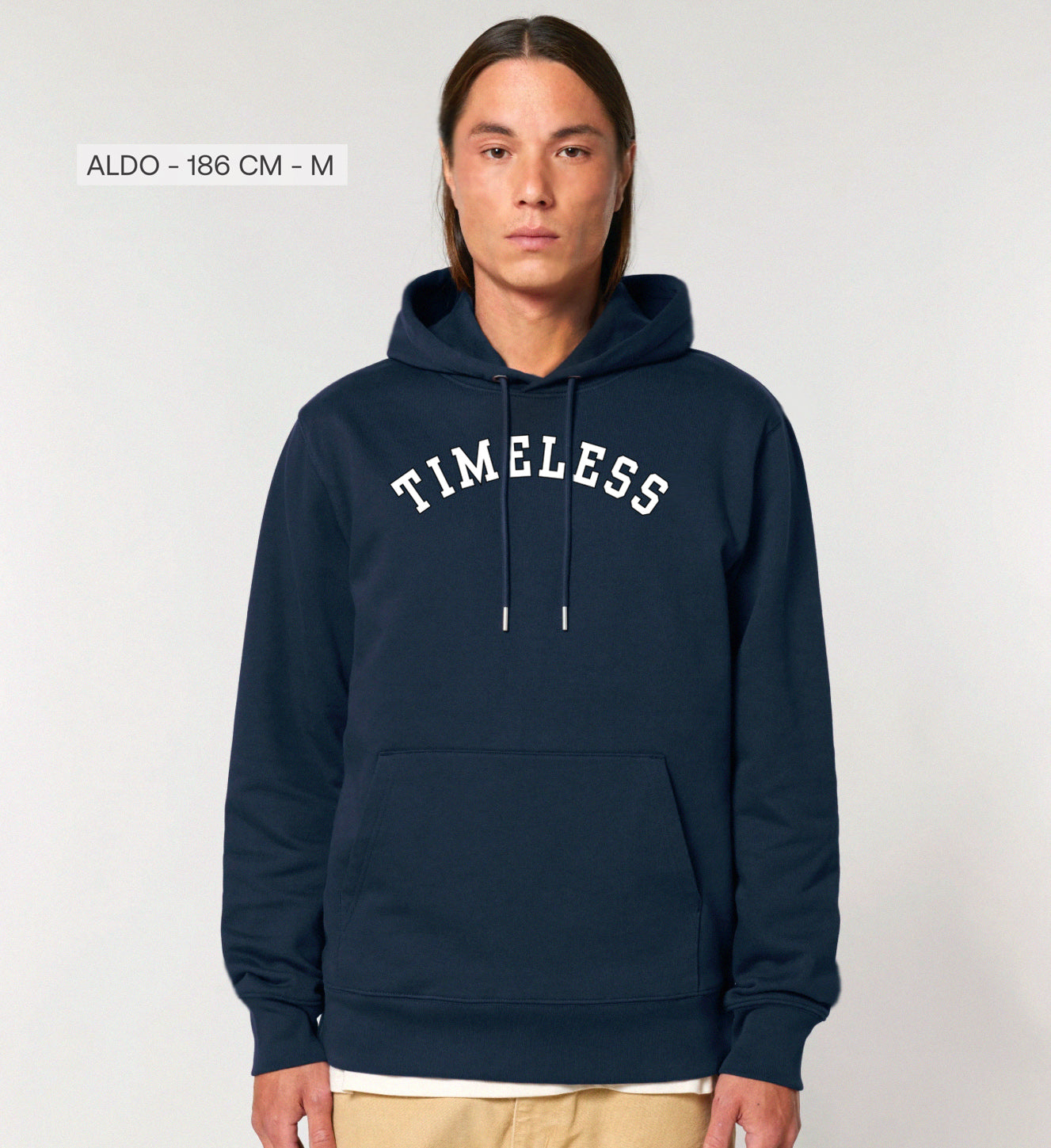 Timeless College Hoodie Navy