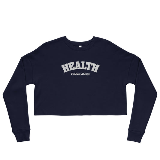 Health Ivy Crop Sweatshirt in Navy